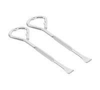 Ouvre-boîte Manuel pour Pots de Peinture en Acier, 2 Pièces Argenté