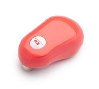 Ouvre-boîte One Touch Kitchen Mama : ouvre-boîte par simple pression sur un bouton. Arrêt automatique quand la tâche est terminée, ergonomique, bord lisse, sans danger pour les aliments (Rouge)