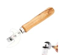 Ouvre-boîte Senior | Outil d'ouverture de bocaux avec manche en bois - Ouvre-Boîte Manuel De Cuisine - Pour Maison Restaurant Camping Pique-nique Cuisine Canette Bière