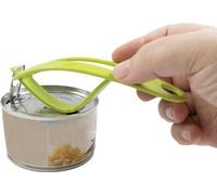Ouvre-boîtes électrique à 360°, rotation et arrêt automatiques, ustensile de cuisine fonctionnant avec 4 piles AA, vert