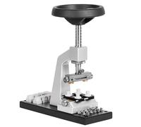 Ouvre-boîtier de Montre de Table, Outil de Retrait du Dos de Montre avec Base en Métal Et 10 Mandrins, Diamètre D'ouverture Maximum 60 Mm, pour la Réparation de Montres