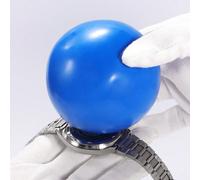 Ouvre-boîtier de montre en caoutchouc bleu de 7 cm - ouvre-boîte résistant aux rayures à sphère de friction, outil de réparation de montre professionnel et domestique, outil de précision pour les pass