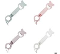 Ouvre-bouteille 4 en 1 - REVO - Four Bear Designs - PP & acier inoxydable - Lot de 4 - 21×5 cm