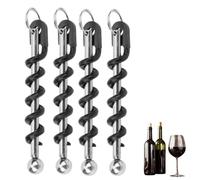 Ouvre - bouteille, 4pcs ouvre - bouteille en acier inoxydable ouvre - bouteille de bière ouvre - bouteille portable plusieurs ouvre - bouteilles pour le camping Restaurant, tire bouchon, true utility