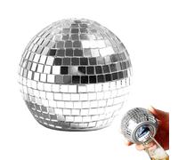 Ouvre-bouteille - 9 cm - Décapsuleur miroir disco - Attrape-bouchon de bière élégant - Outil de couvercle en à libération rapide - Gadget réfléchissant pour cuisine, maison, fêtes