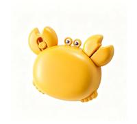 Ouvre-Bouteille Crabe Aimanté 4 en 1 avec Petits Ciseaux Pliants et Lame d'Ouverture Carton, Figurine Décapsuleur Magnétique pour Réfrigérateur - Gadget Cuisine Bar Camping Cadeau (1, Jaune)