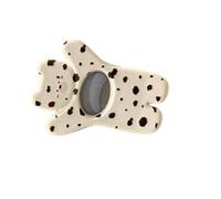 Ouvre-bouteille de cuisine aimant, White leopard print | avec insert métallique central pour le stockage de réfrigérateur dans les appartements, utilisation de boissons