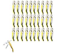 Ouvre - Bouteille de Vin, Clé à Vin en Acier Inoxydable, Serveuse de Restaurant, Sommelier, Barman's Wine Key (30, yellow)