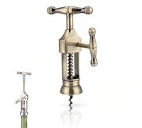 Ouvre-bouteille de vin, tire-bouchon en acier inoxydable avec poignée ergonomique et confortable, extracteur manuel portable pour la maison, les fêtes, les, les restaurants