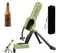 Ouvre Bouteille, DéCapsuleur De Mortier De BièRe, 51 Mm DéCapsuleur De BièRe Amusant, Design Automatique Mains Libres, Ouvre-Bouteille De BièRe Style Mortier, Pour La Maison, Le Bar, La FêTe (B)