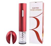 Ouvre-bouteille électrique automatique sans fil avec coupe-capsule, tire-bouchon rechargeable, poignée facile à utiliser, accessoires de vin pour les amateurs de vin, bar à domicile (R2)