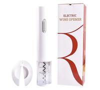 Ouvre-bouteille électrique automatique sans fil avec coupe-capsule, tire-bouchon rechargeable, poignée facile à utiliser, accessoires de vin pour les amateurs de vin, bar à domicile (W1)