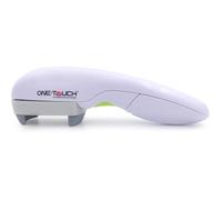 ONE TOUCH Ouvre-bouteille électrique KC85 - Aucun effort nécessaire - Pour tous, même sans force manuelle - Ouvre tous les bouchons de 12 à 52mm sans souci, Blanc