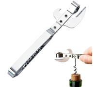 Ouvre-bouteille en acier inoxydable | Décapsuleur Manuel Portable Antirouille | Décapsuleur Tendance Pour Homme | Pour Seniors Aide Cuisine Anniversaire Fête Des Pères Maison Intérieur Réfrigérateur A