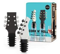 Ouvre-bouteille en forme de guitare, lot de 2, en métal