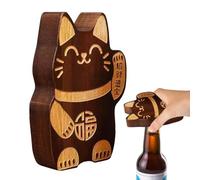 Ouvre-bouteille mignon, ouvre-bouteille magnétique en bois pour | Ouvre-accessoires de bar ustensiles de cuisine aimant de réfrigérateur