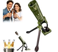 Ouvre Bouteille Mortier à Bière, Décapsuleur de Mortier, Mortar Beer Bottle Opener, Tire Bouchon Mains Libres avec Bouton Poussoir, Décoration pour la Maison et Les Fêtes