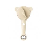 Ouvre-bouteille Multifonctionnel, Ouvre-couvercle De Pot À Réglable | Ouvre-couvercle De Boîte Manuel Antidérapant, Gadgets De Cuisine À Pince(1-PACK Beige)