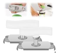 Ouvre-bouteille multifonctionnel réglable, ouvre-boîte, ouvre-couvercle facile à ouvrir avec poignée réglable, accessoire de cuisi