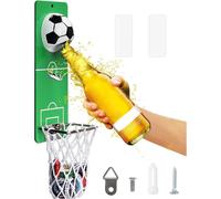 Ouvre-bouteille mur football aimant bac de récupération métal magnétique Bottle Opener