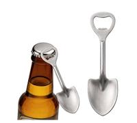 Ouvre-bouteille plat en forme de pelle pour barman, maison, cuisine, bar, restaurant (argenté)