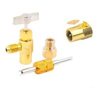 Ouvre-bouteille R134A Filetage 1/2 Acme Aluminium | Filetage 1/2 Acme standard, connexion sécurisée, compatible systèmes R134A, aluminium robuste