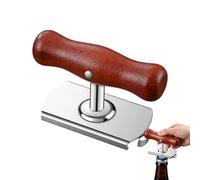Ouvre-bouteilles - Facile et réglable avec manche en bois, ouvre-bouteille multifonction pour bocaux - Pour cuisine, maison, voyage, hôtel, restaurant, homme, femme et personnes âgées