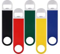 Ouvre-bouteilles, lot de 5, plats, portables, pour bar, cuisine, restaurant, en acier inoxydable