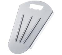 Ouvre-bouteilles multifonction pour cuisine - Ouvre-bouteilles et ouvre-boîtes - Acier inoxydable - Poignée antidérapante - Ergonomique - Compact et léger - Argenté