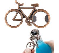 Ouvre-bouteilles vintage Unyqoos® sur le thème du vélo, avec porte-clés, compact et portable, en alliage de zinc – idéal pour les bouteilles de bière, de boissons rafraîchissantes et de lait