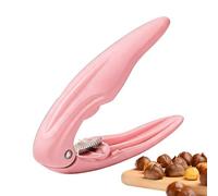 Ouvre-châtaignes outil Poignée Ergonomique Manuelle Multifonctionnelle | Pince à châtaignes et ustensiles de cuisine Pour noix et fruits dortoir restaurant camping pique-nique Rose