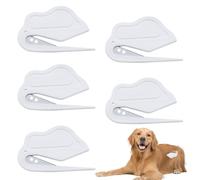 Ouvre-Enveloppes Portable 5X Ouvre-lettres Coupeur Multifonction Léger | Coupe-Nœuds Portable Pour Poils D'Animaux Pour Bureau Maison École Emballage De Noël Scrapbooking Paquet Rouleau De Papier
