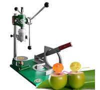 Ouvre-noix de coco, cutter manuel avec 3 poignées, perforateur et éplucheur pour ouvrir et éplucher facilement la noix de coco, outil de cuisine efficace