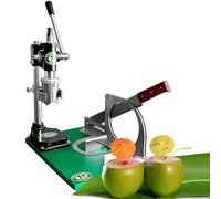Ouvre-noix de coco manuel, outil facile à perforer, dispositif d'ouverture et d'épluchage de noix de coco fraîche avec 3 poignées pour la cuisine