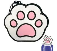 Ouvre-onglet de soda, adorable porte-clés patte de chat pour canettes de nourriture et de boisson, outil de protection des ongles pour les mains faibles et l'arthrite, design compact à paillettes pour