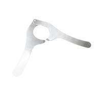 Ouvre-oursin Manuel en Acier Inoxydable Argenté, Coupe Rapide | Finition Polie, Résistance à Rouille, Protection des Mains, pour Chefs et Amateurs, en Voyage Cuisine