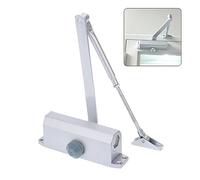 Ouvre-portail, Tampon de fermeture porte hydraulique automatique positionnement à 90 degrés vitesse réglable portes gauche et droite 25~45 Kg