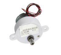 Ouvre-porte automatique, DC 12V Electric Brushless DC Motor High Torque Gear Motor Geared Box S30K Reduction Motor 7.5RPM 2 Wires For Electronic Toys Fan