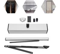 Ouvre-porte automatique - Kit d'ouvre-porte 24 V CC - Moteur électrique pour porte - Pour portes en bois, en métal et à cadre