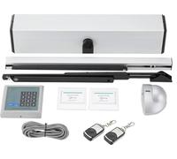 Ouvre-porte automatique - Motorisation pour porte tournante - Modèle robuste, capacité 150 kg - Motorisation électrique pour portes - Adapté aux portes à ouverture intérieure et extérieure - Alimentat