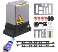 VEVOR Ouvre-Porte Coulissant, 1800 kg, Ouvre Portail Automatique 4 m avec 4 Télécommandes et Contrôle APP, Moteur de Portail Électrique pour Allée Roulante, Kit Système Sécurité Opérateur de Portail