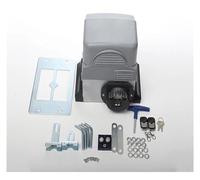 Ouvre-porte coulissante automatique, 2000kg, 230V, opérateur de moteur porte avec support en acier 6m, 2 télécommandes, 1 cellule photoélectrique, stroboscope, bouton
