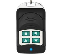 Ouvre-porte de garage e clonage MHz | Porte-clés de portail électrique DC 12 V, 4 clés télécommandées sans fil, porte émetteur portable pour volet roulant, porte de garage