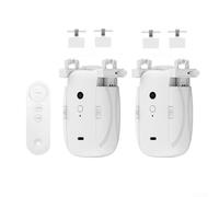 Ouvre-rideau automatique intelligent, moteur de rideau électrique 3 en 1, télécommande automatique, facile à utiliser, léger et élégant (1 tringle romaine)