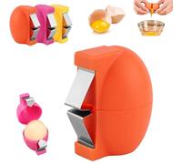 Ouvre-œuf, version améliorée 2026, éplucheur d'œufs pour œufs crus, outil multifonction pour casser et couper, brise-œufs portable et séparateur pour la cuisine, le camping, les gadgets de cuisine