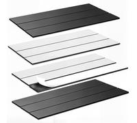 OUZRETUCU Bande Magnetique Adhesive,12 Pièces 15cm x 25mm x 2mm Aimant Ruban Autocollant Adhésifs pour Cuisines Garages Studios Bureaux