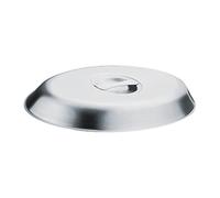 ovale 25,4 cm Plat de légumes Couvercle Couvercle en acier inoxydable Dessus de service