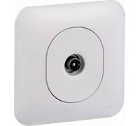 Ovalis - Prise TV - Blanc