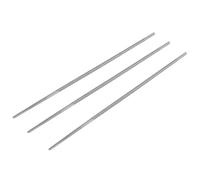 OVAQUIXI 3Pcs Lime D'Affûtage de Tronçonneuse Ronde 4mm 5/32in Ensemble de Limes de Tronçonneuse Lime D'Affûtage de avec Acier à Roulement de Haute Dureté pour Tondeuse à