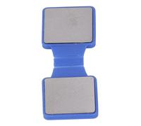 OVAQUIXI Aiguiseur de Lame de Patin à Glace, Broyeur en Céramique Diamant Double Face, Grain Grossier et Fin, Outil d'affûtage de Bord Portable de 23 G pour Le Hockey, Le Patinage Artistique, Le